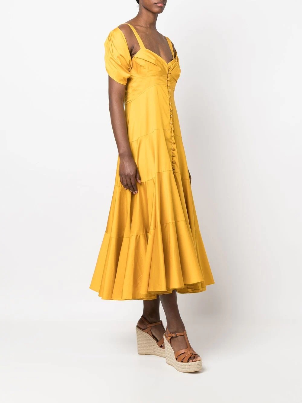cut-out midi dress - 3
