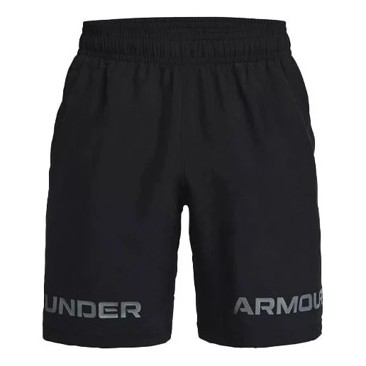 Under Armour Woven Graphic Wordmark Shorts 'Black' 1361433-001 - 1
