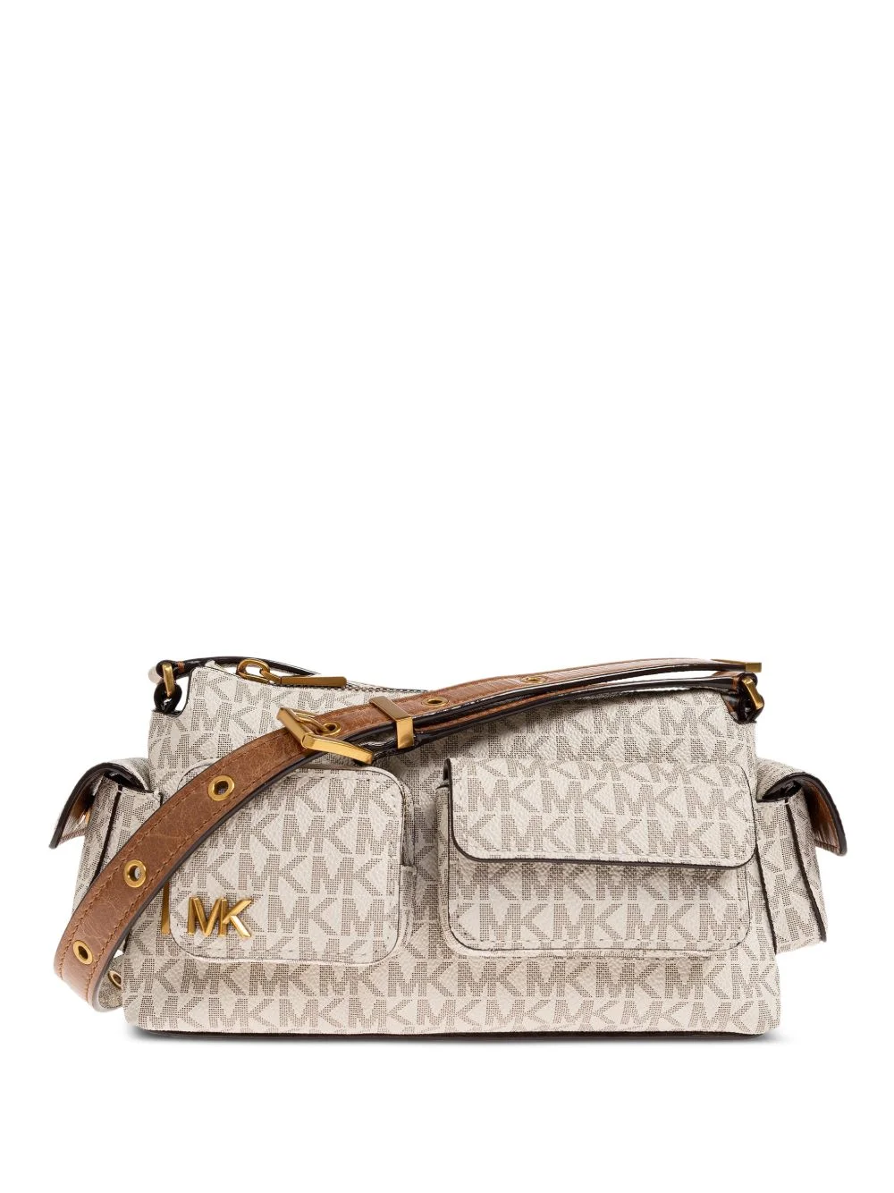 Dakota monogram-pattern shoulder bag - 1