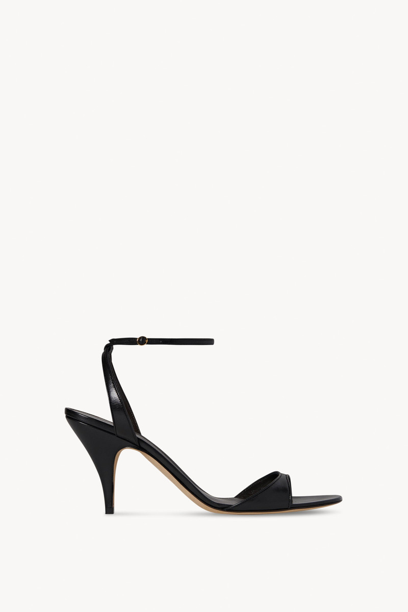 Vika Ankle Strap Heel in Leather 1