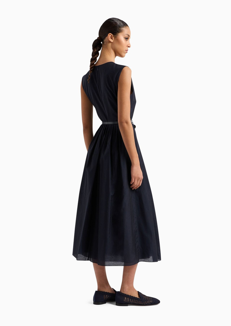 Icon ASV long dress in technical Lyocell muslin 3