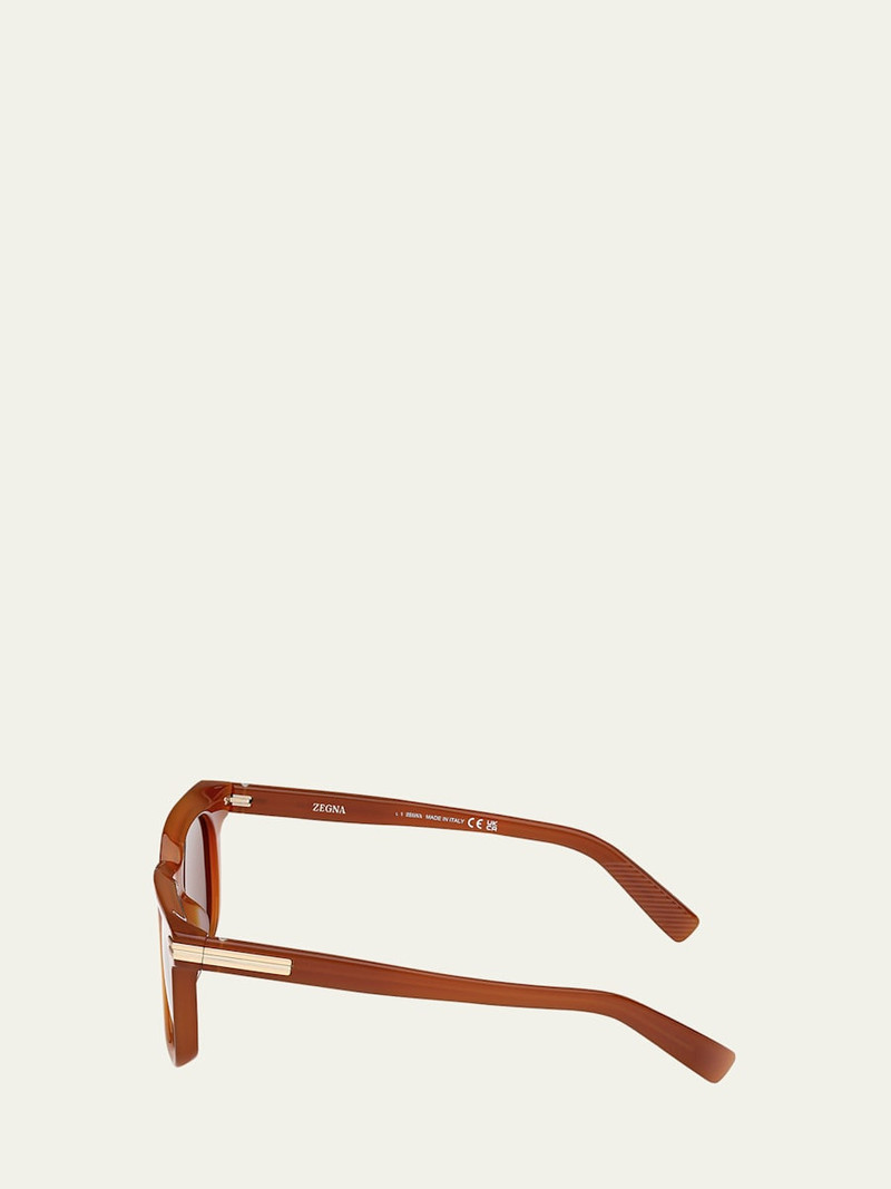 Men's Square Acetate Sunglasses 4