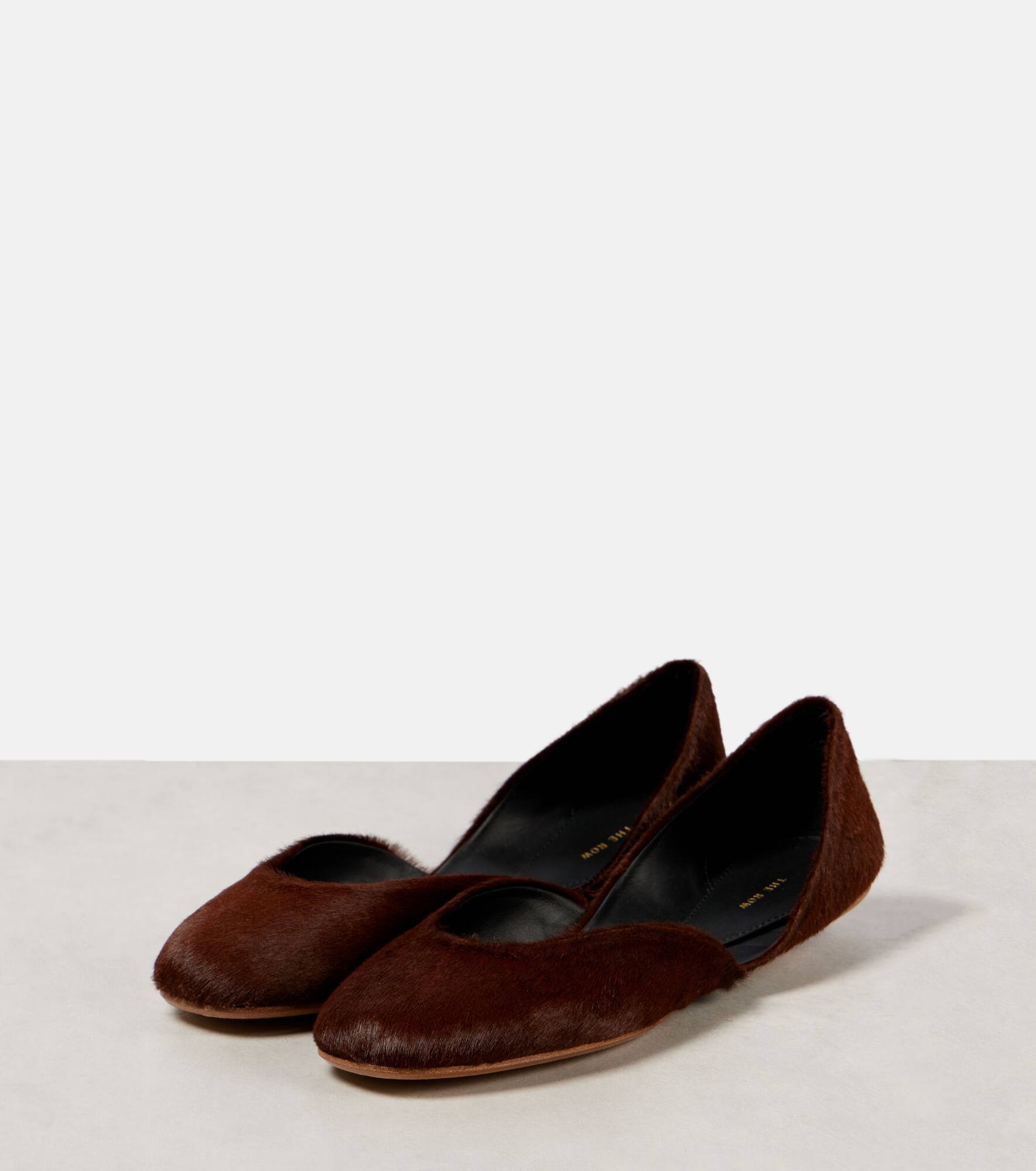 Gemma calf hair ballet flats - 3