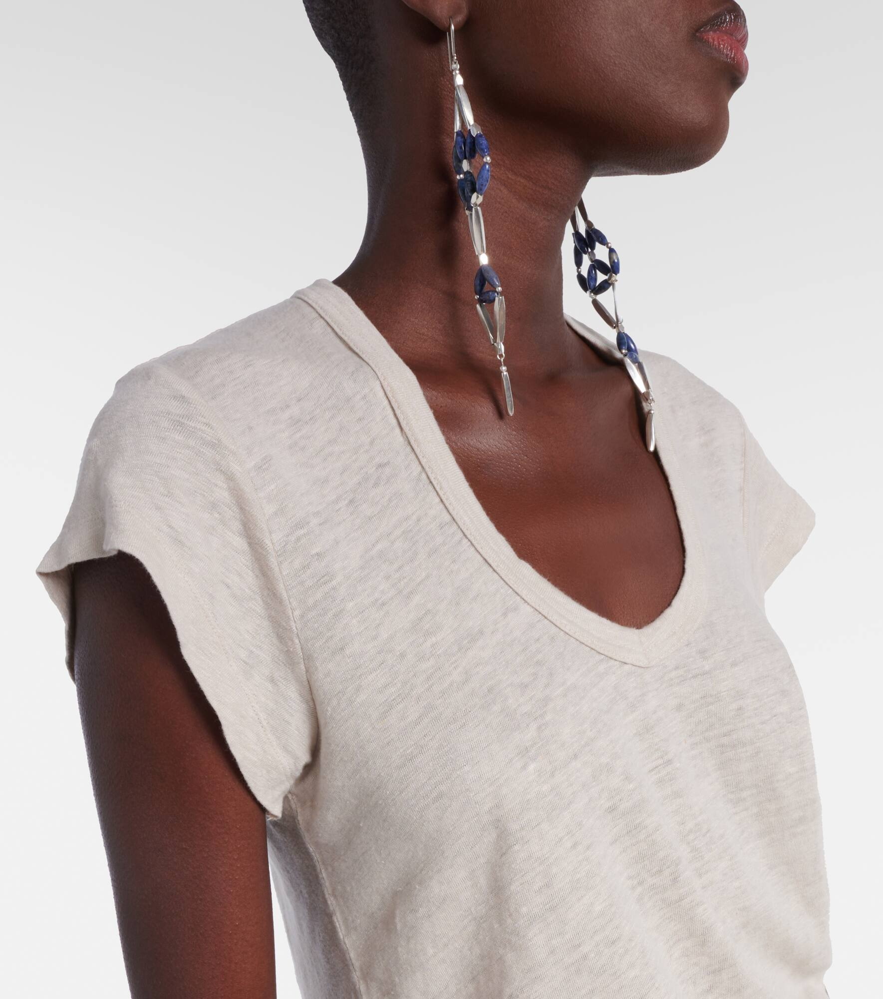 Linen T-shirt - 4