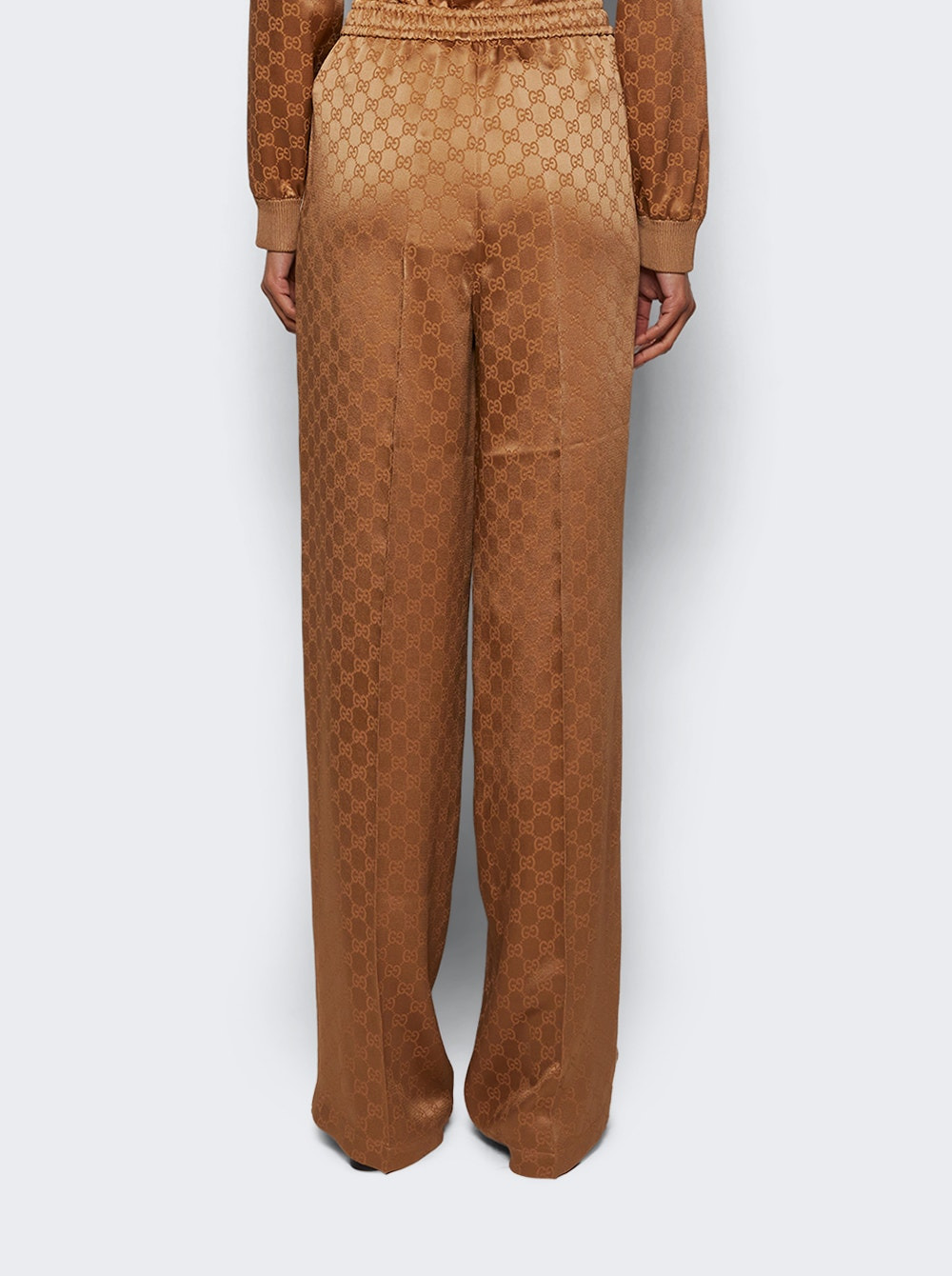 Gg Jacquard Pants Vintage Camel - 5