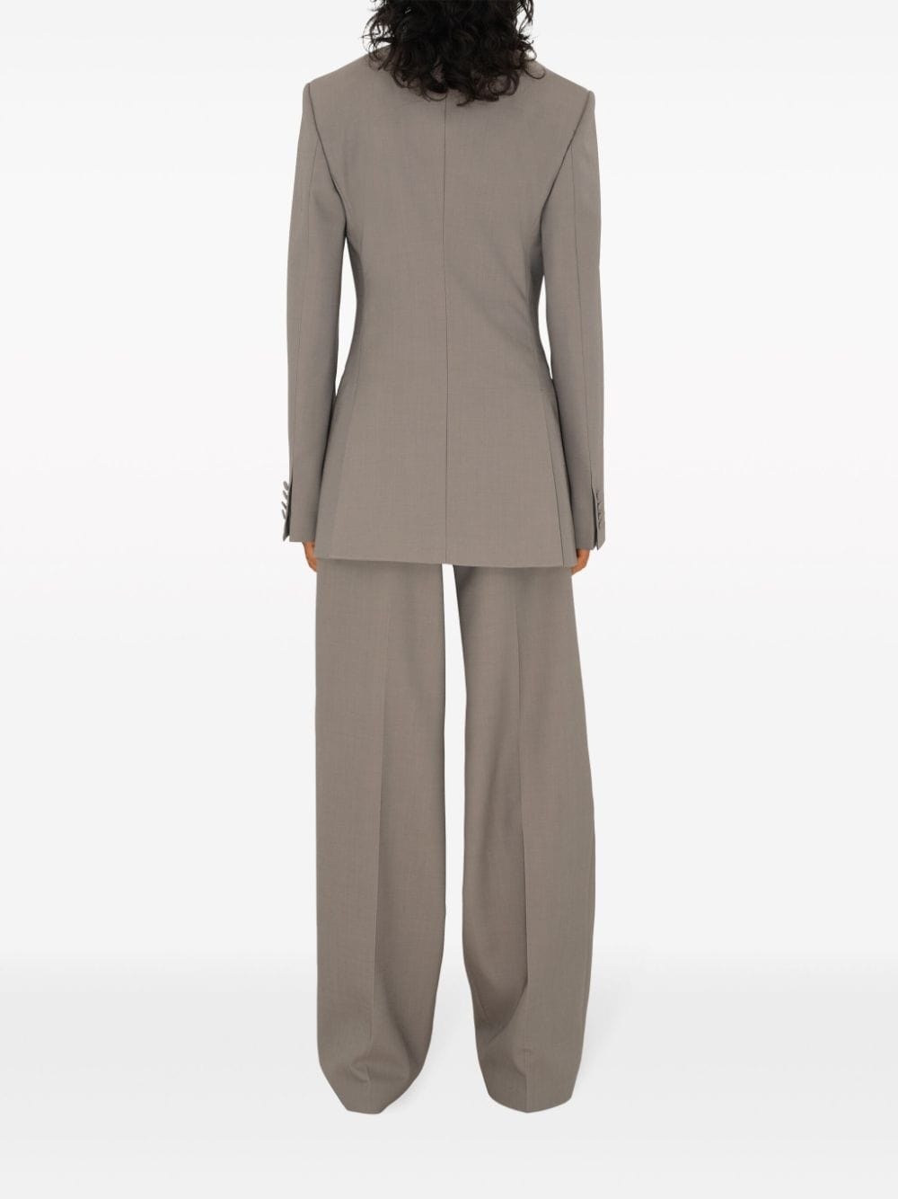 wool tailored trousers - 4