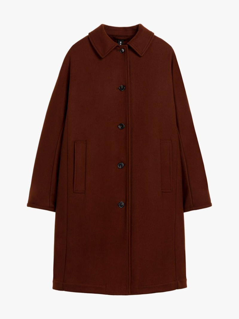 FAIRLIE BROWN WOOL COAT - 1