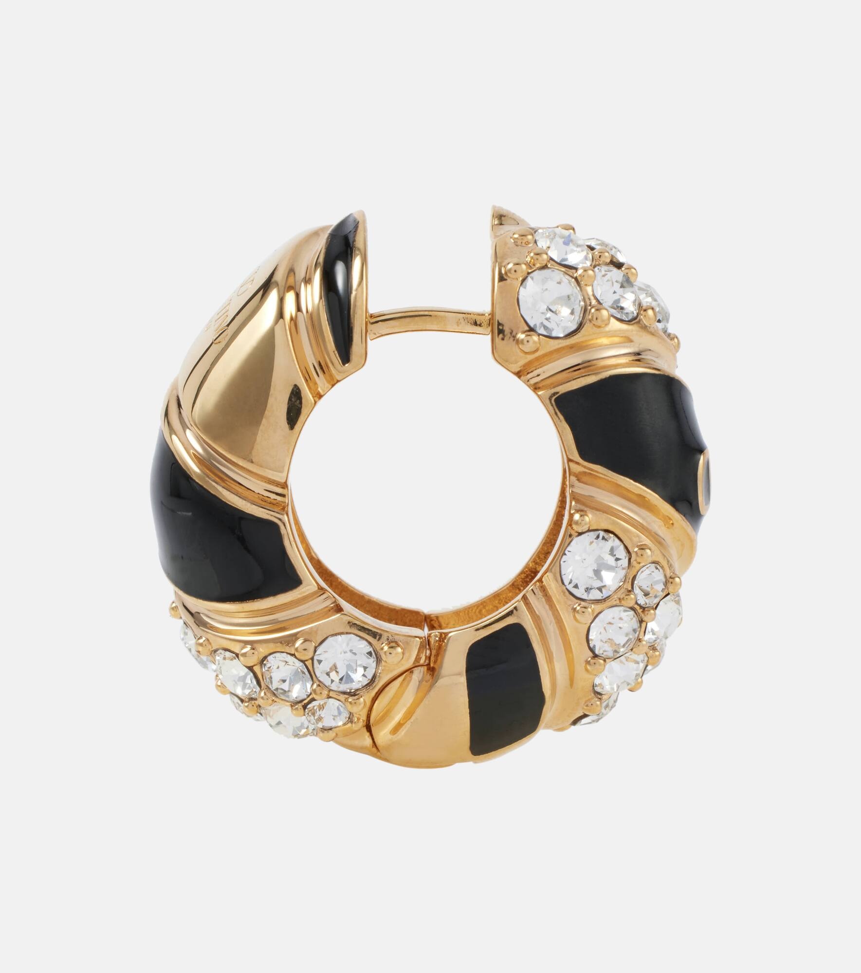 Famiglia embellished hoop earrings - 2