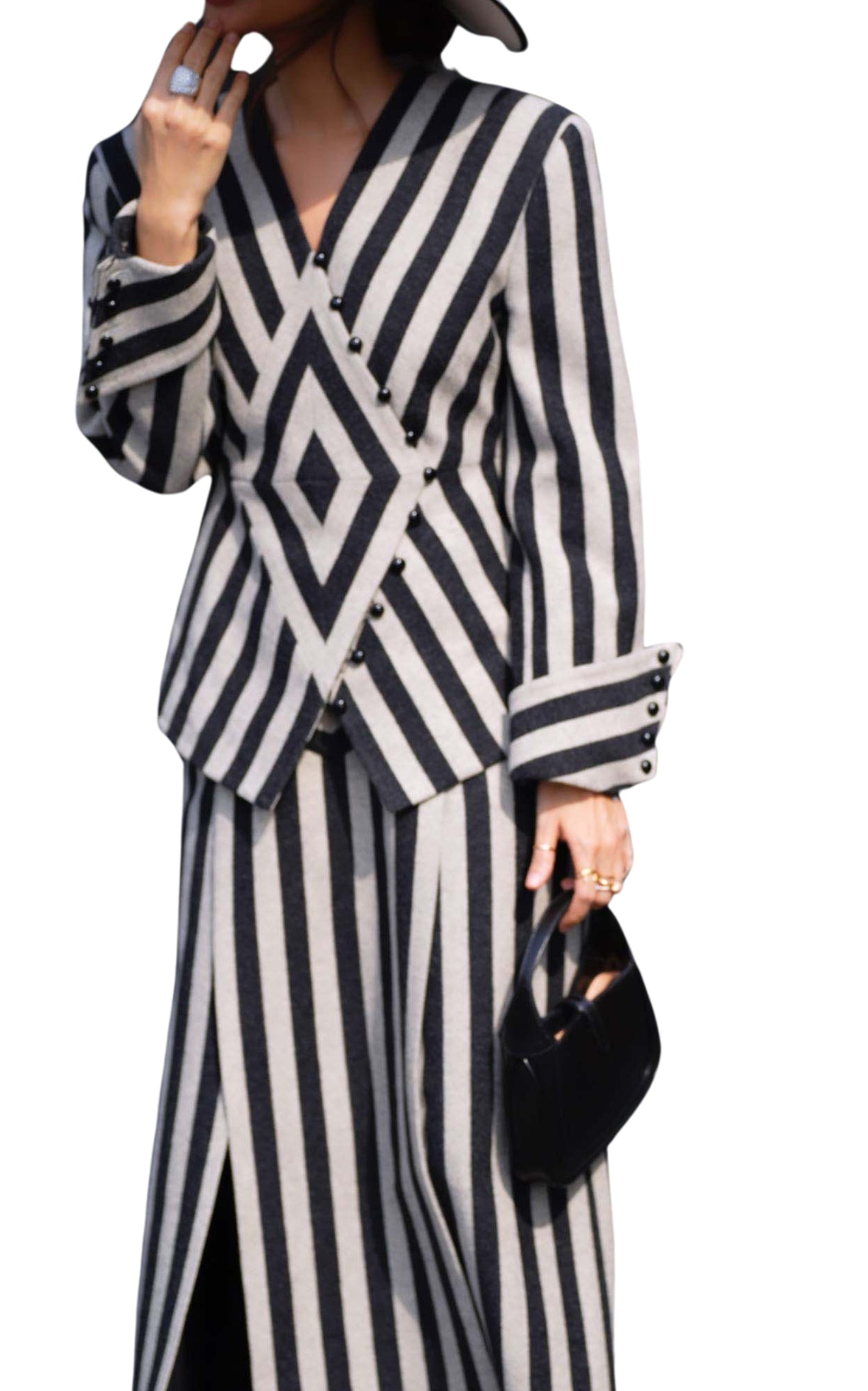Wool Blend  Blazer Jacket - 5