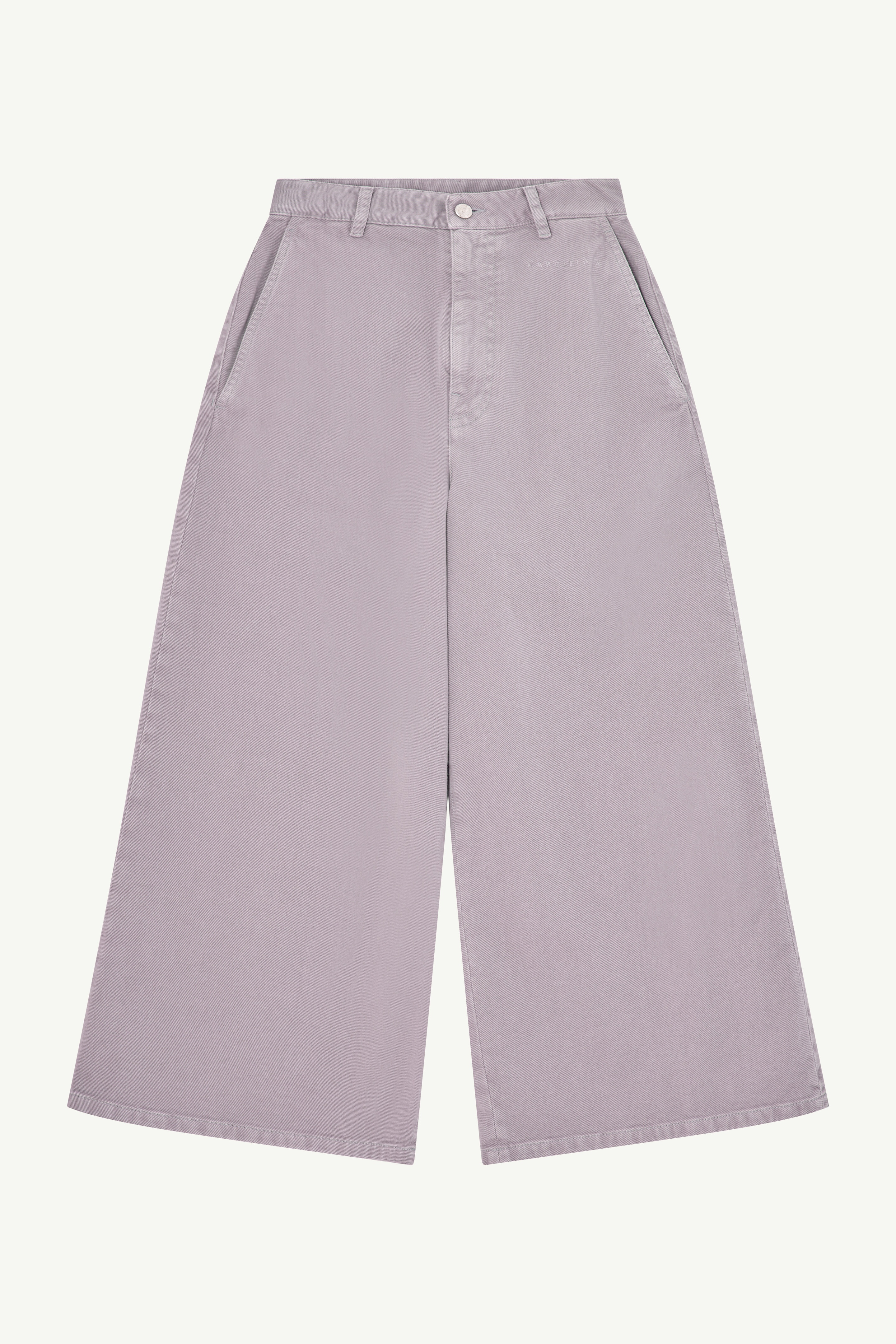 Oversized cropped jeans - 1