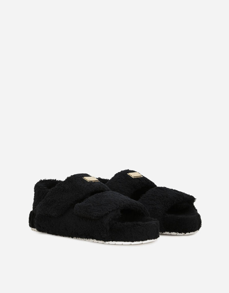 Dolce & Gabbana Terrycloth sandals outlook
