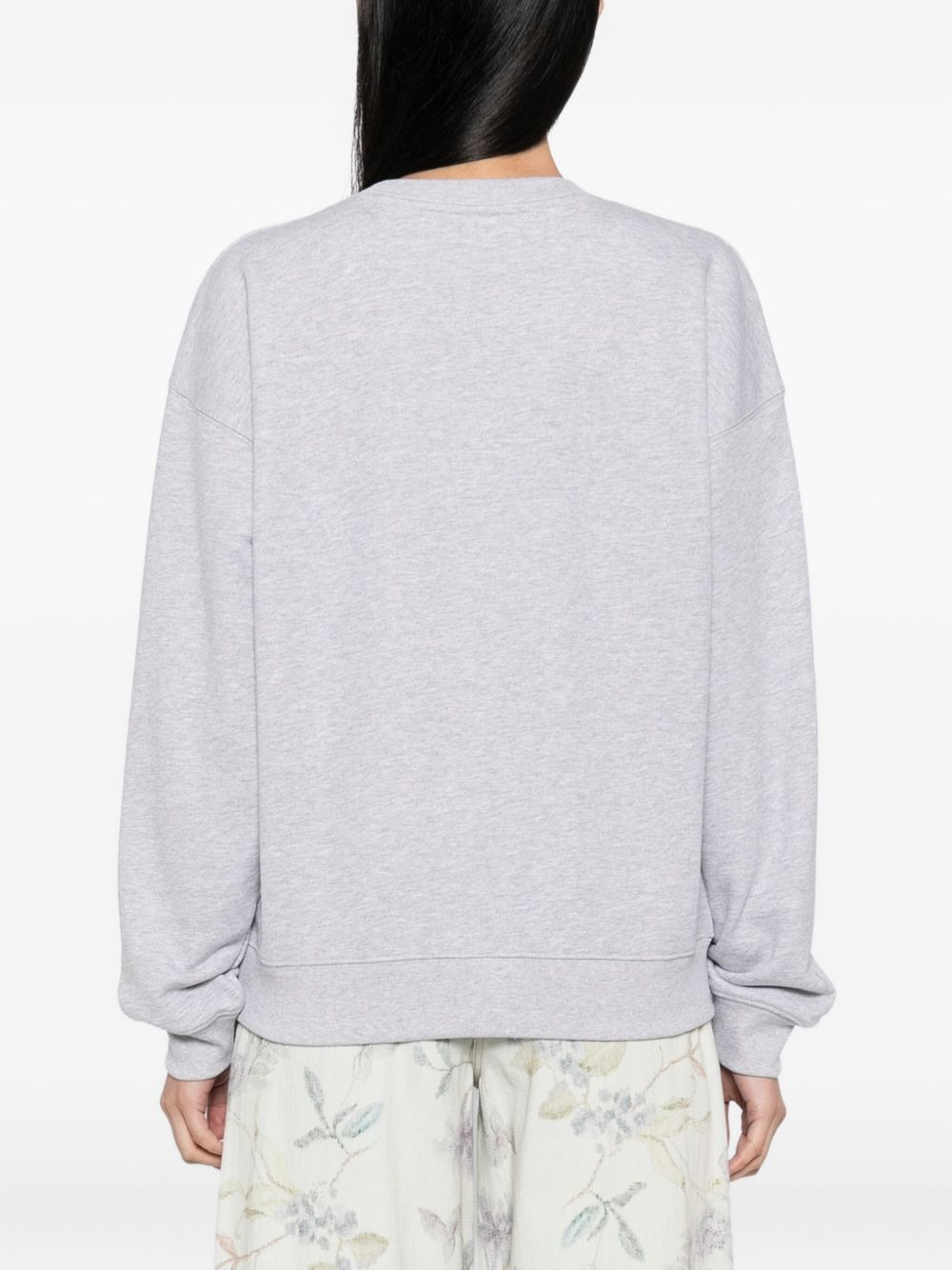 Handwriting Embroidered sweatshirt - 4