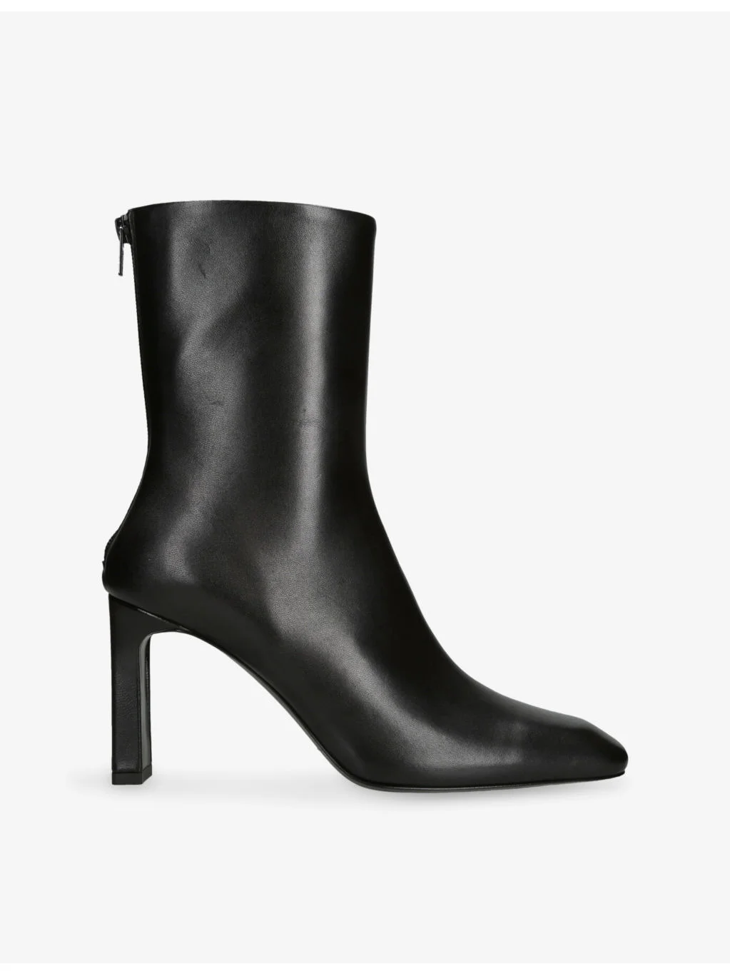 Bar 85 Leather Heeled Ankle Boots - 1