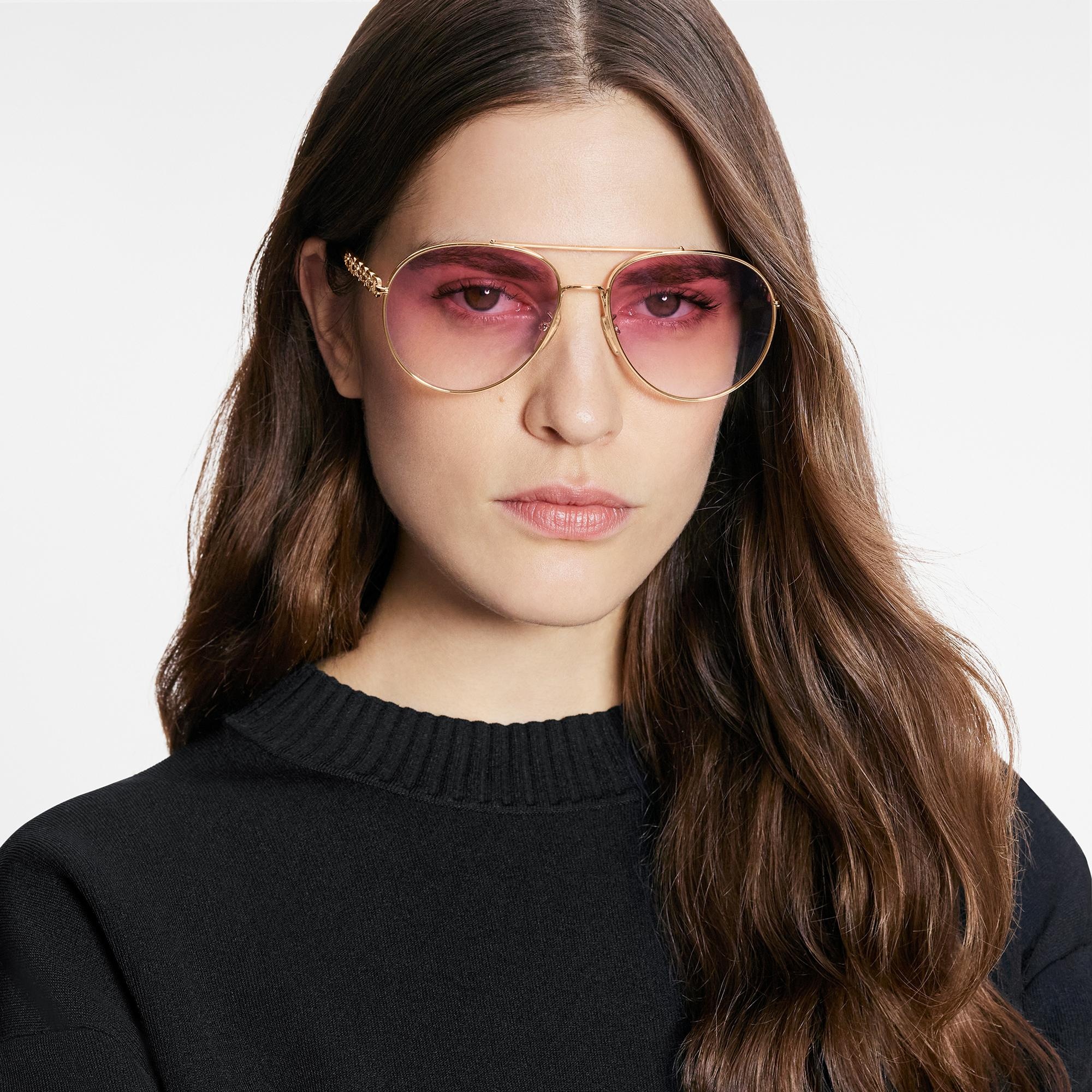 My LV Chain Pilot Sunglasses - 2
