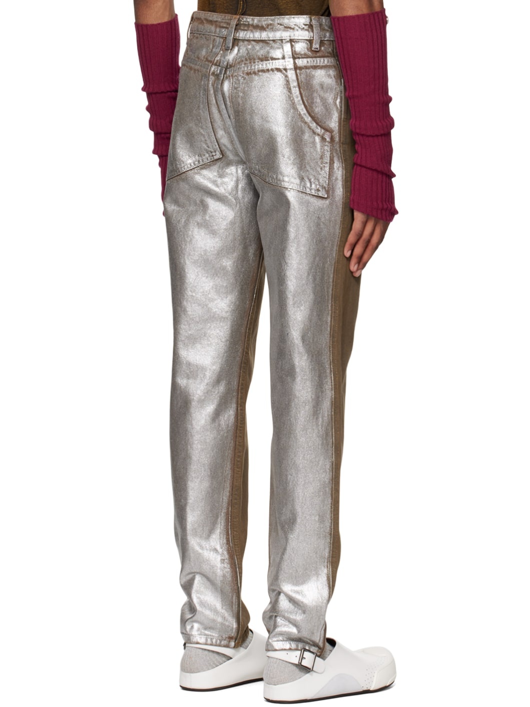 Brown & Silver 'El Jean' Jeans - 3