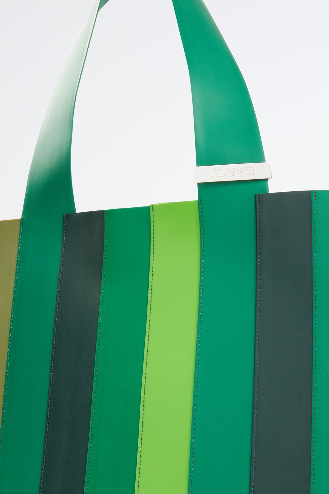 GRADIENT GREEN PUDDING PARALLELEPIPEDO BAG 3