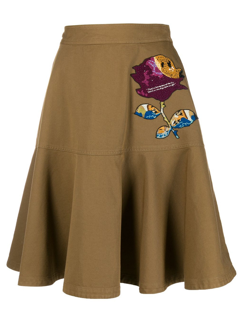 x Undercover sequin embroidery skirt 1