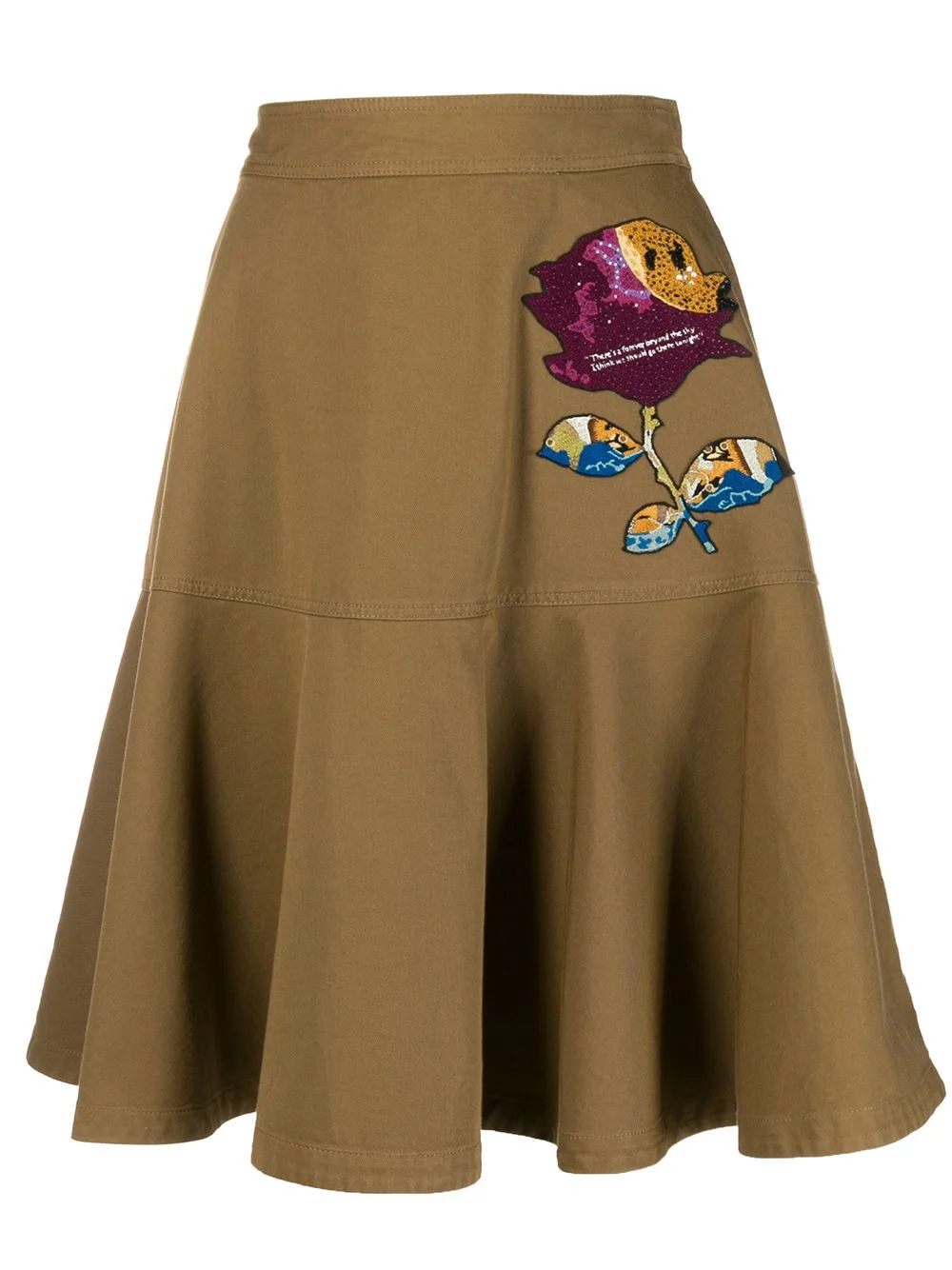 x Undercover sequin embroidery skirt - 1