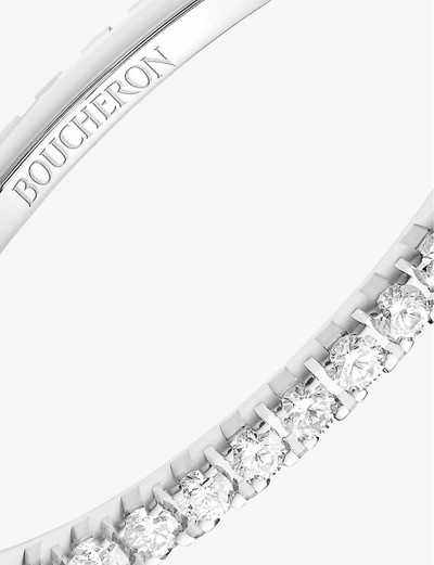 Boucheron Epure 18ct white-gold and 0.24ct diamond ring outlook