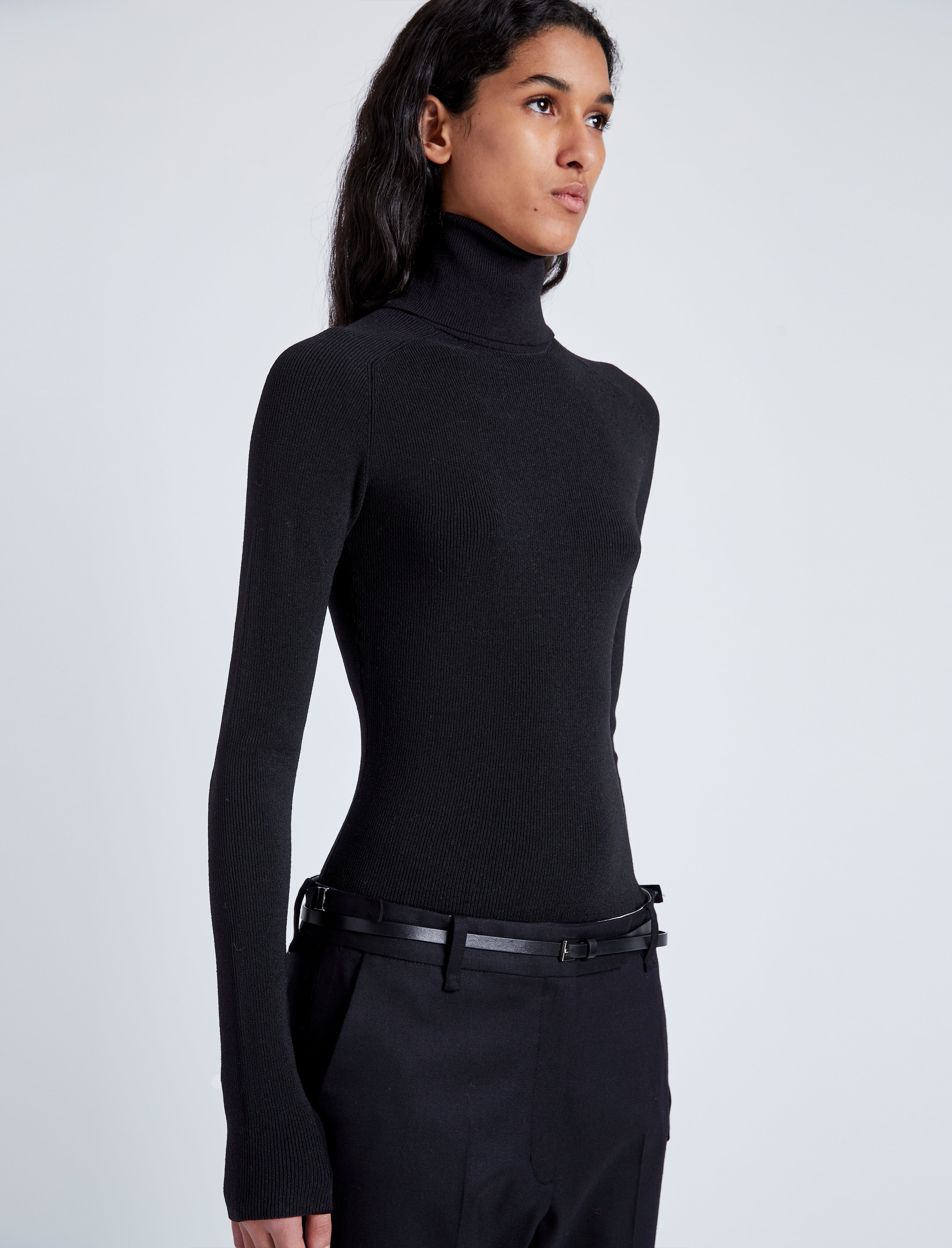 Fox Top In Matte Viscose Rib - 6