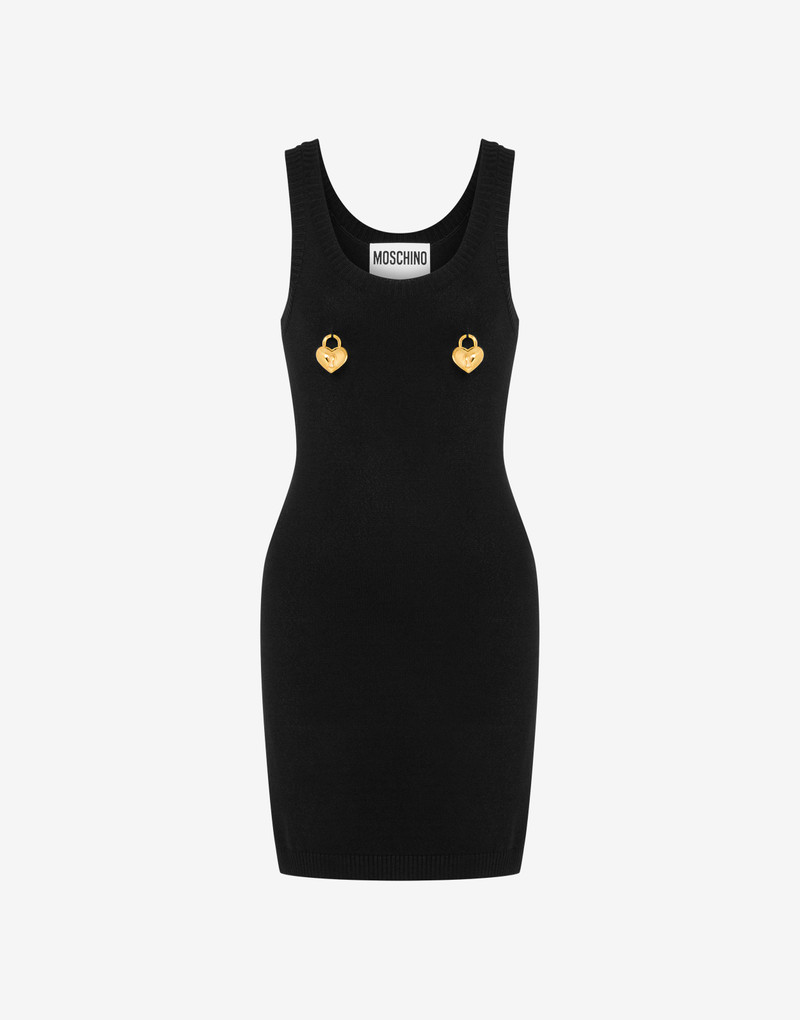HEART LOCK CHARMS STRETCH DRESS 1