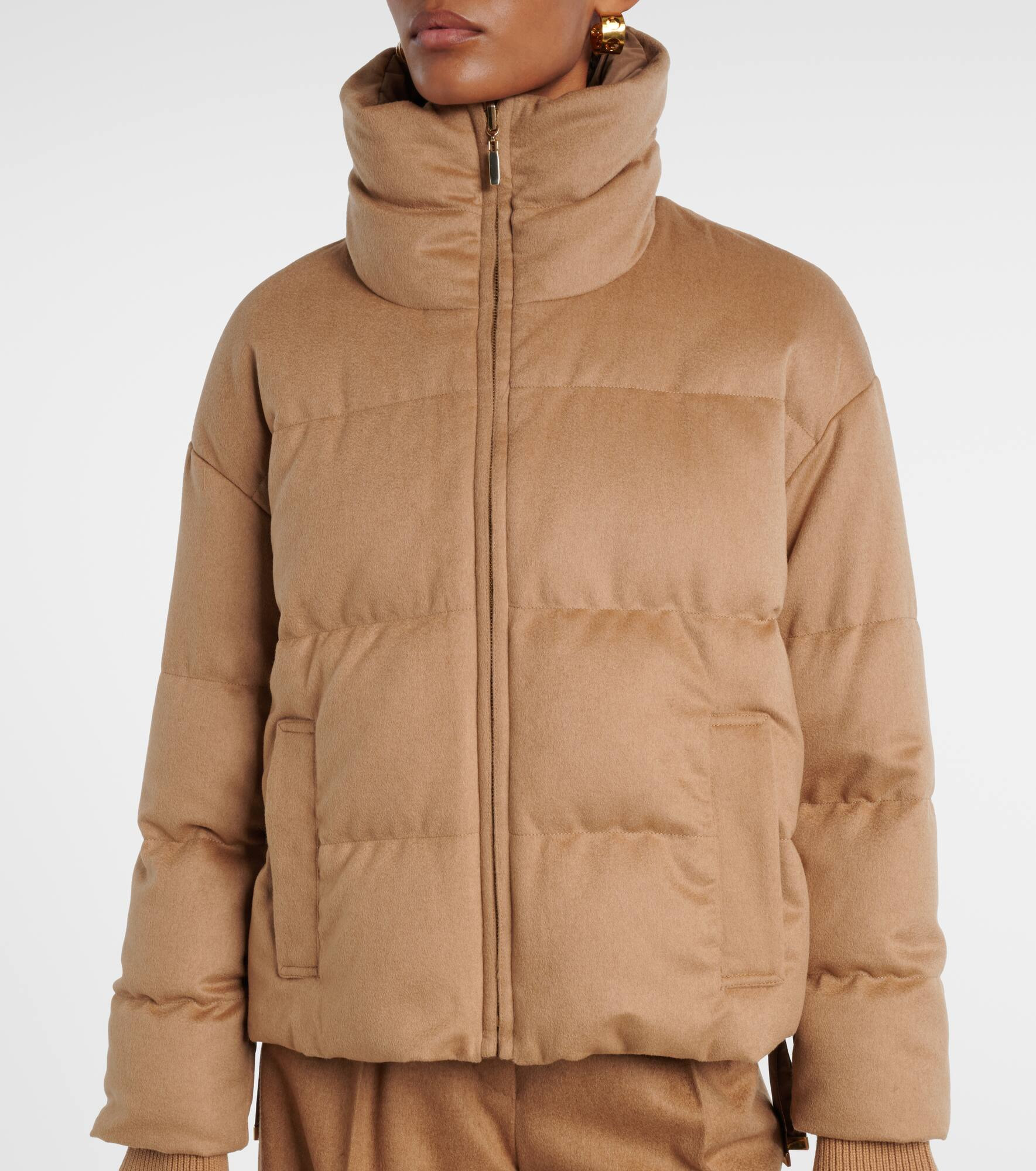 Diego reversible camel hair down jacket - 7