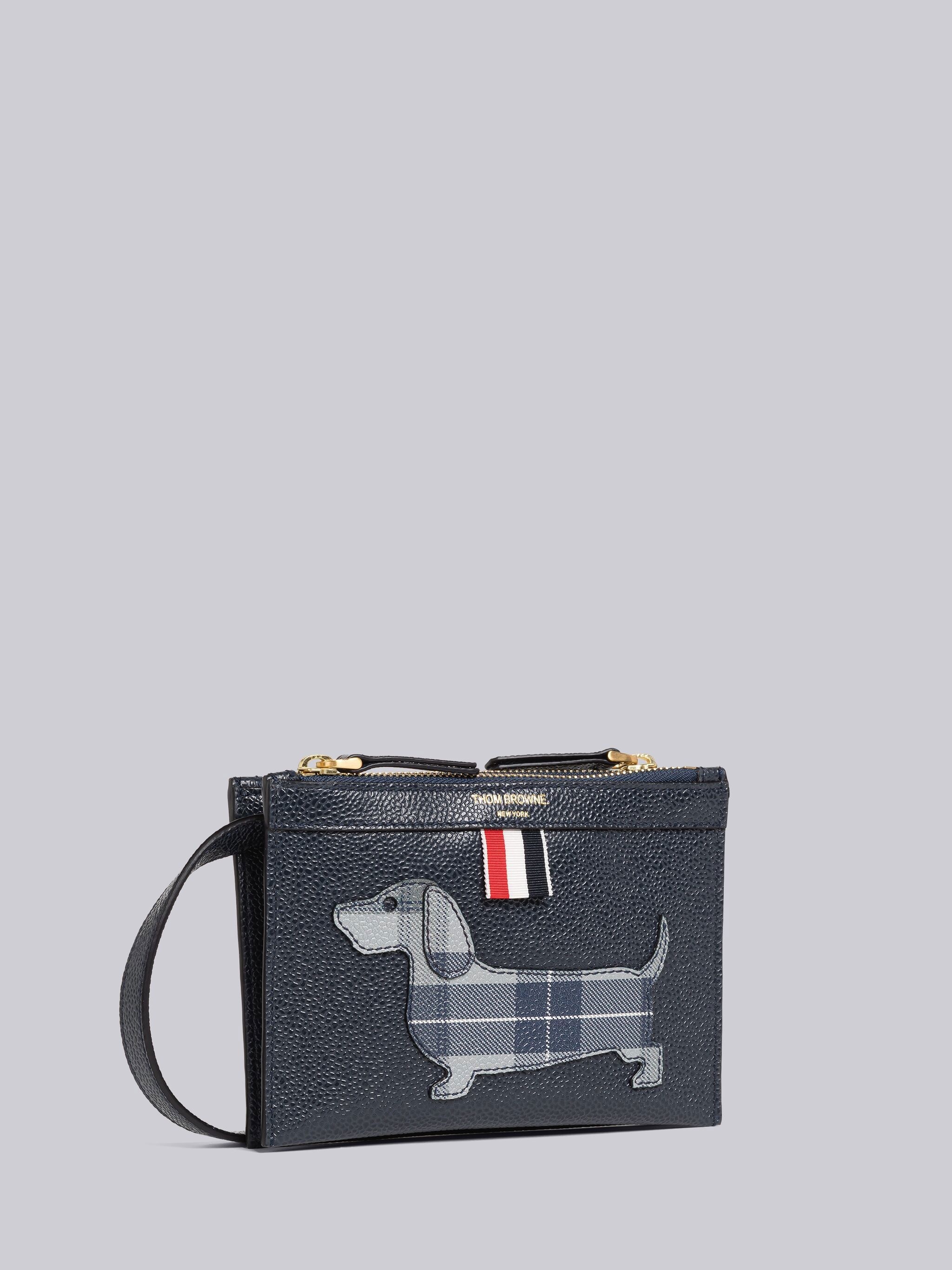 Pebble Grain Hector Double Document Holder Crossbody 3