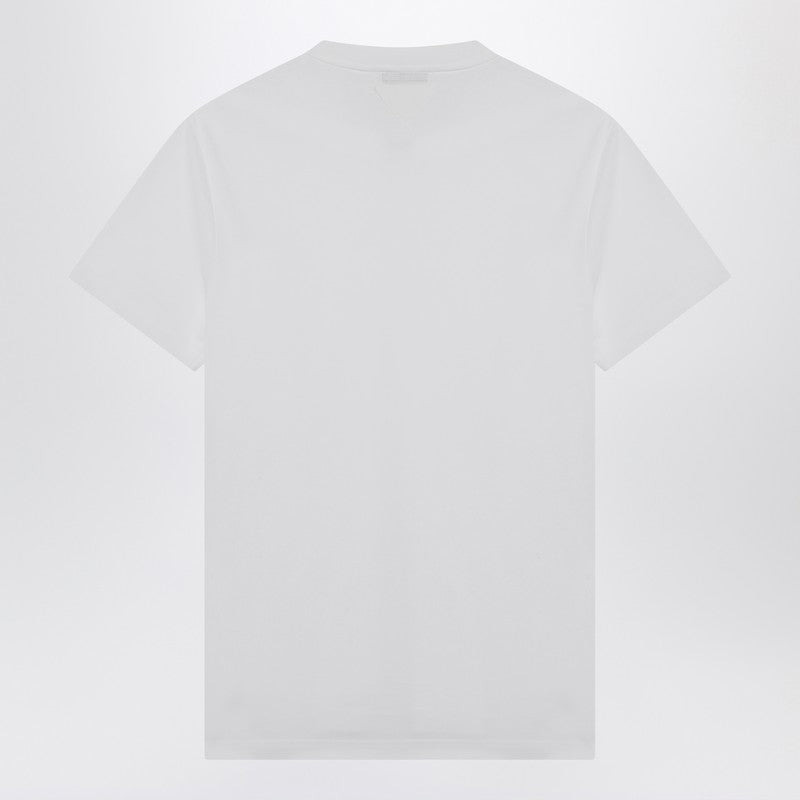Prada Set Of Three White Cotton T-Shirts Men - 2