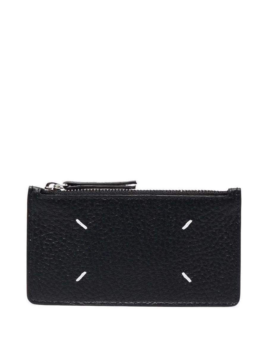 MAISON MARGIELA FOUR-STITCH LEATHER CARDHOLDER - 1