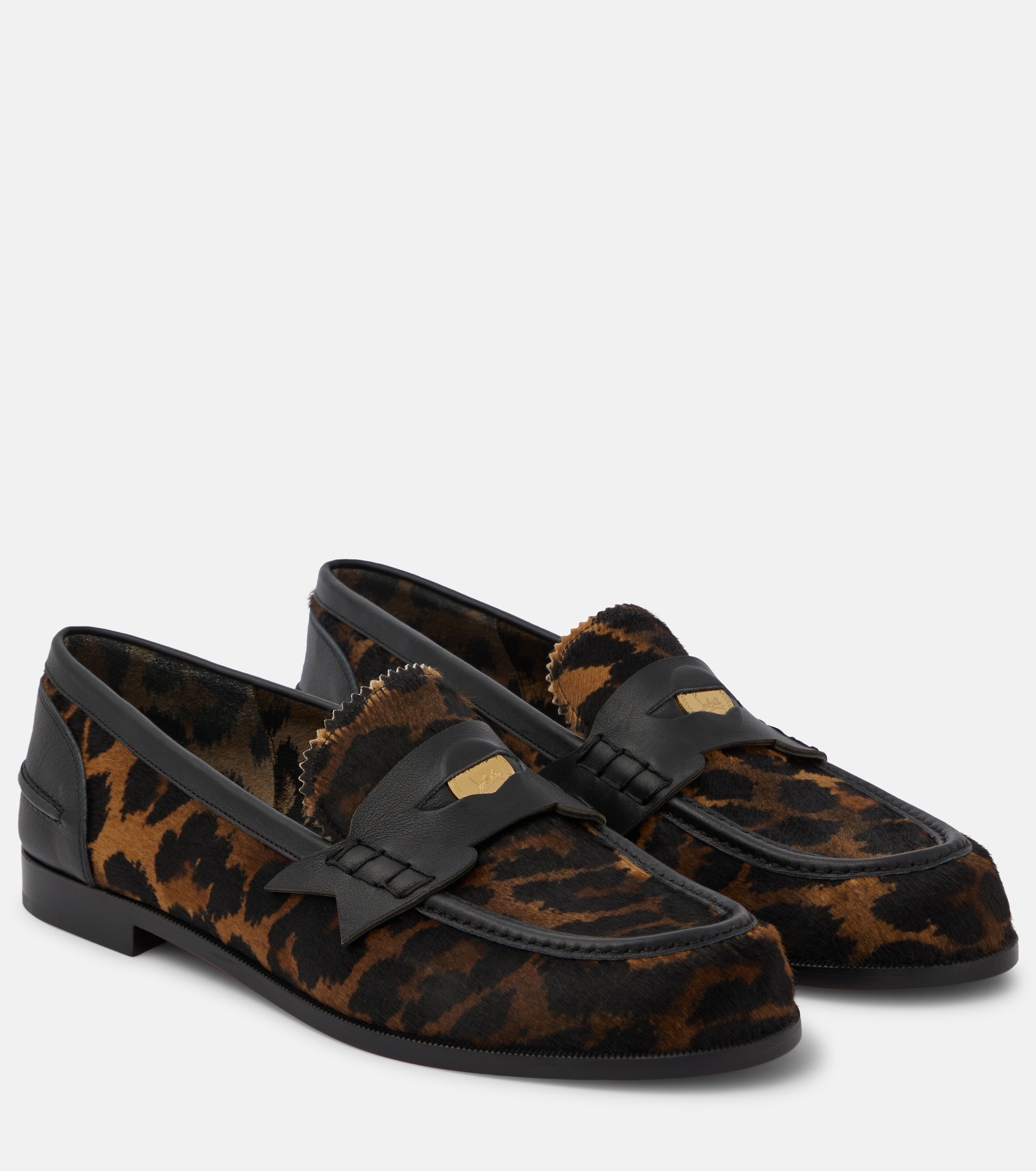 Penny Donna leopard-print loafers - 1