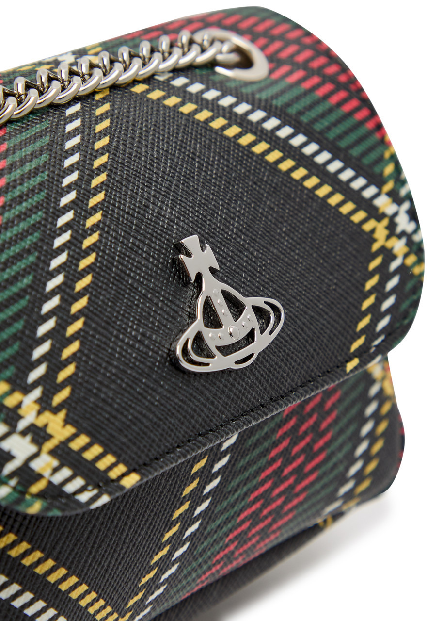Vivienne Westwood Small Tartan Faux Leather Cross-body bag - 3