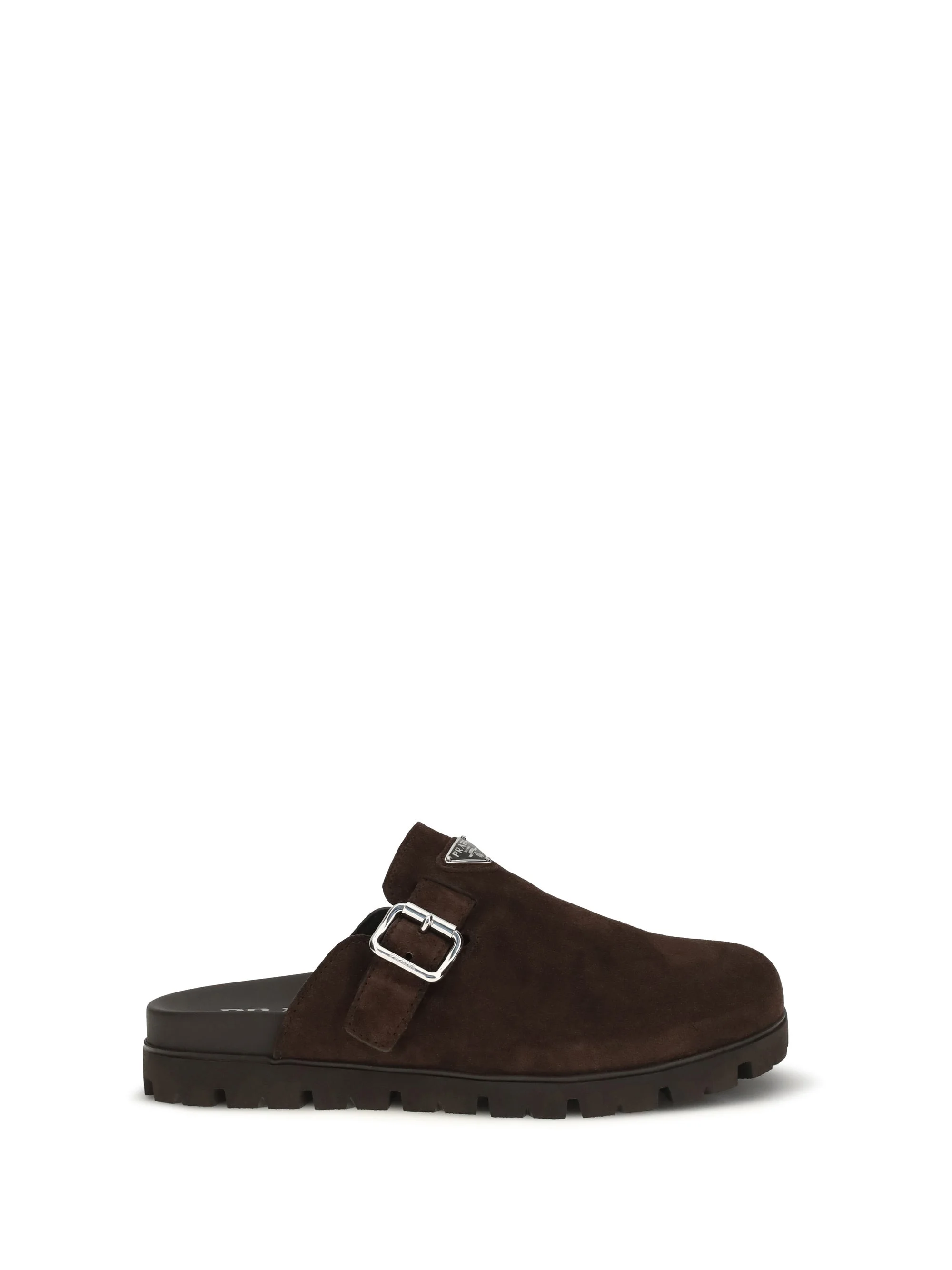 Prada Suede Mules - 1