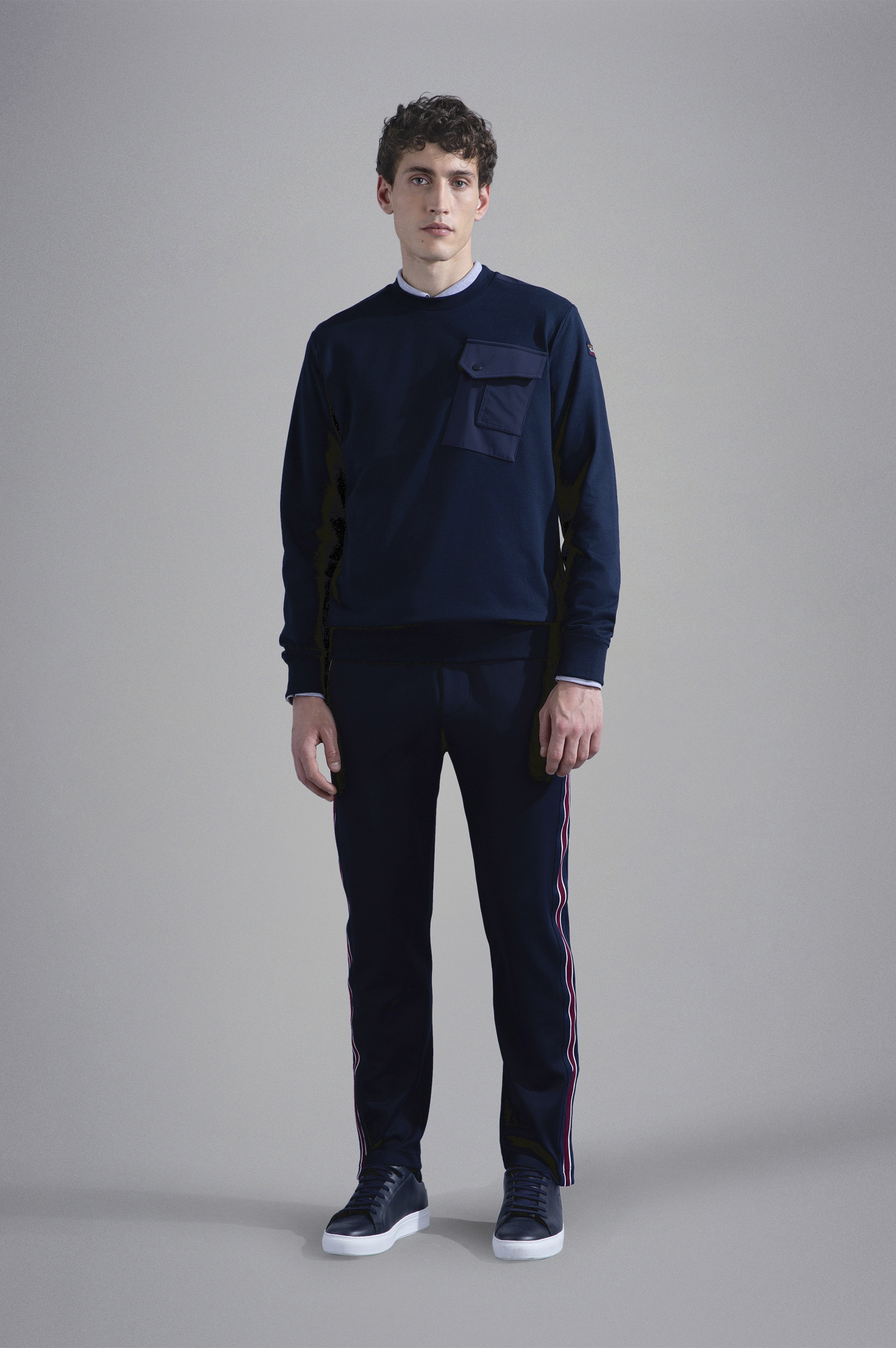 NYLON TRACKPANTS WITH SIDE TAPE - 2