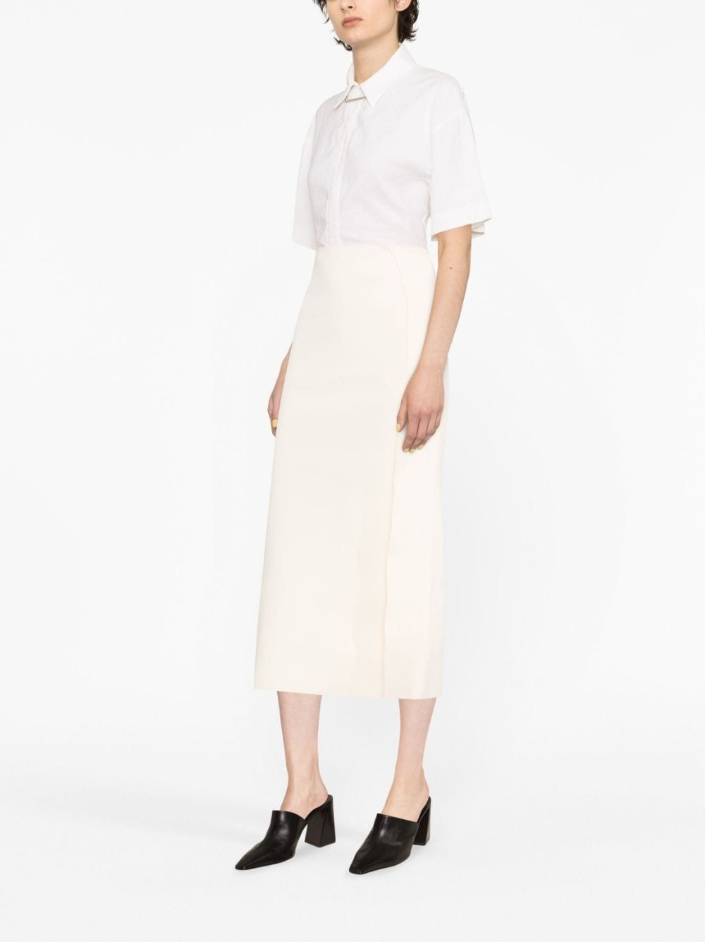 wrap midi skirt - 3