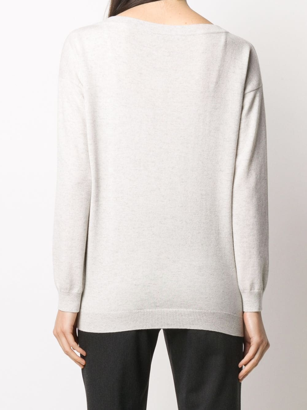 scoop-neck jumper - 4