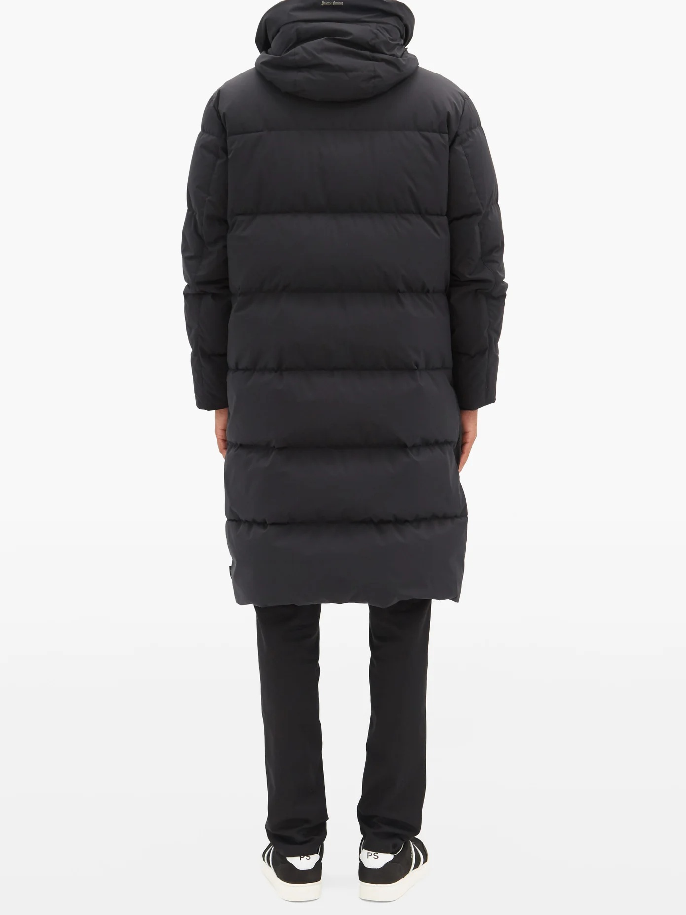 Hooded quilted-shell coat - 5