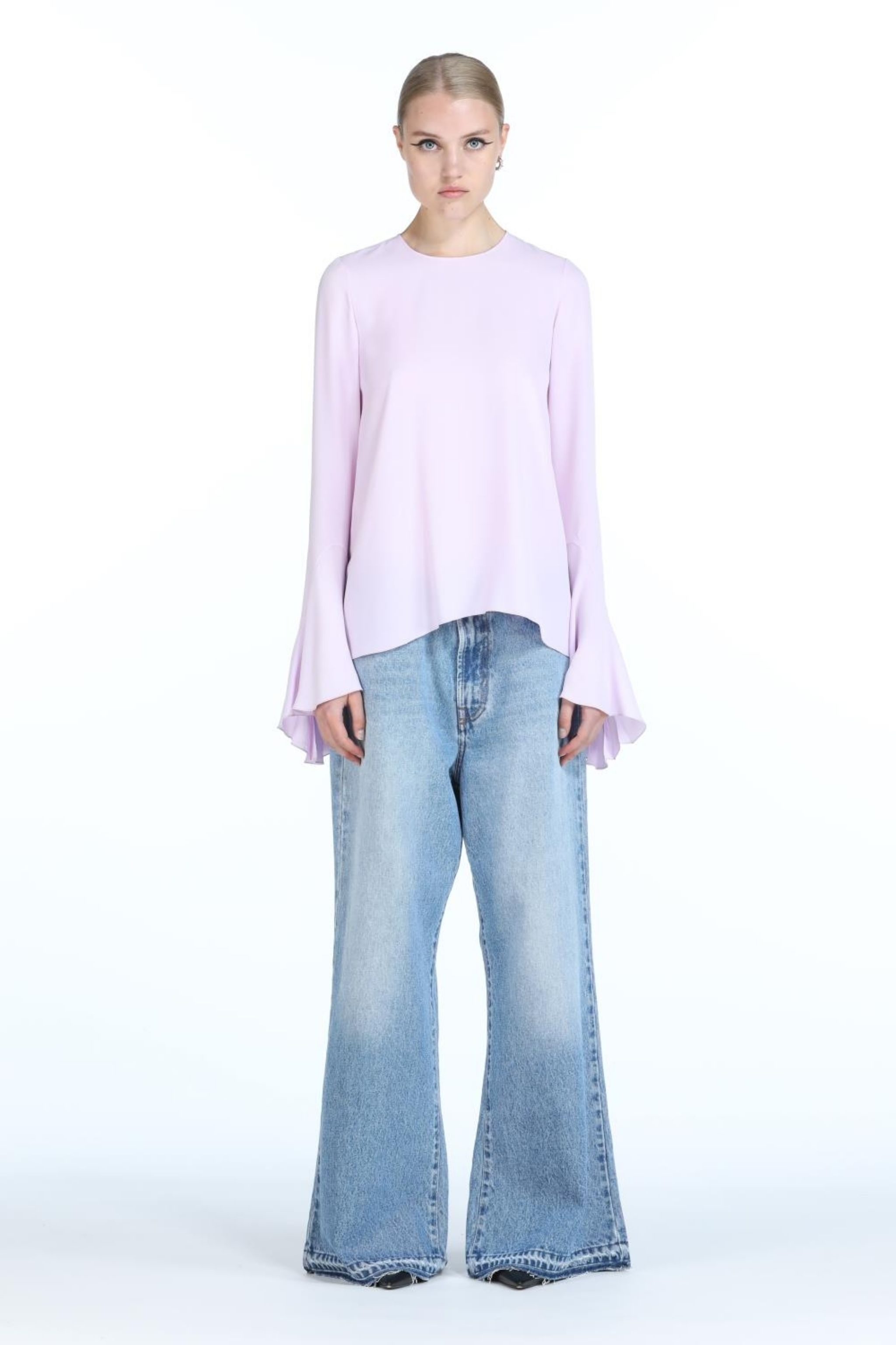 PLEATED-CUFF TOP - 4