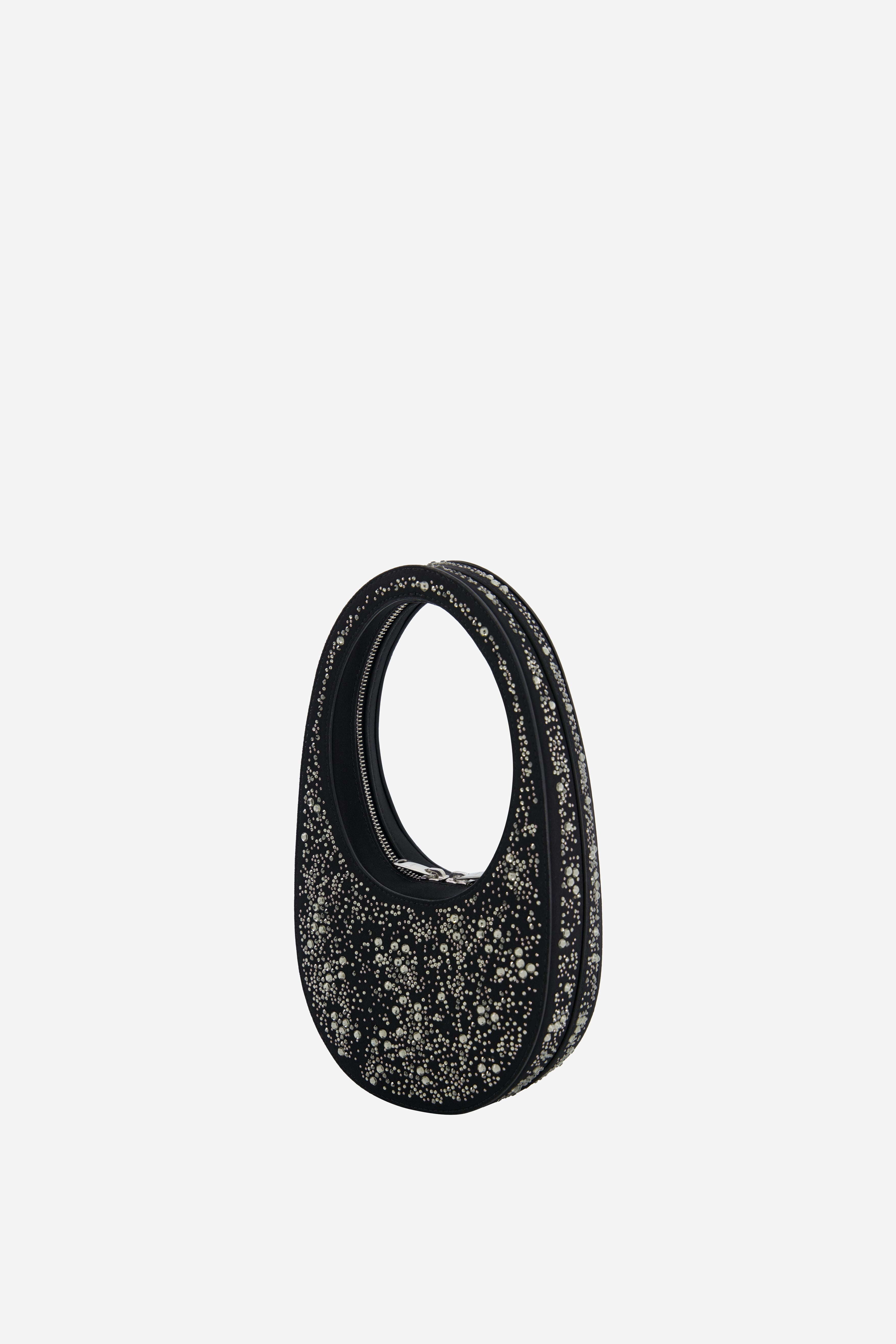 Crystal-Embellished Mini Swipe Bag - 2