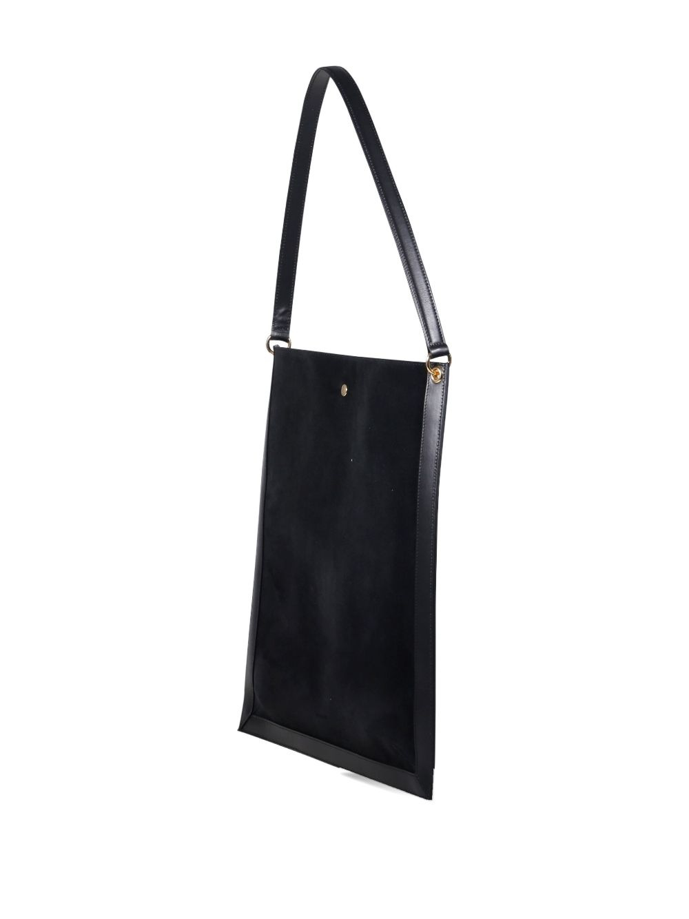 top-handle suede tote bag - 2