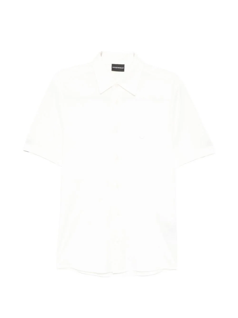 logo-embroidered shirt - 1