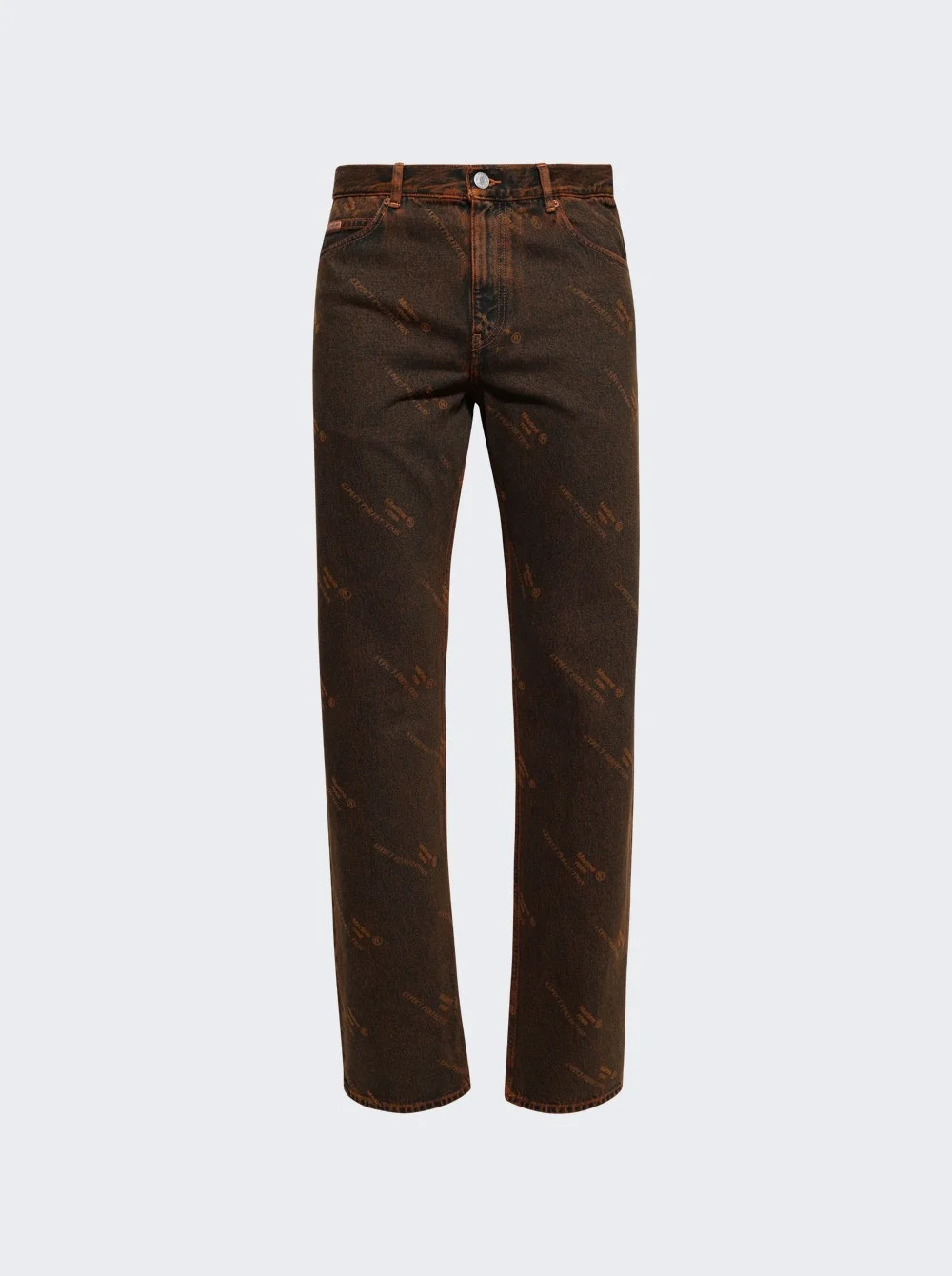 Relaxed Fit Jean Orange Laser - 1