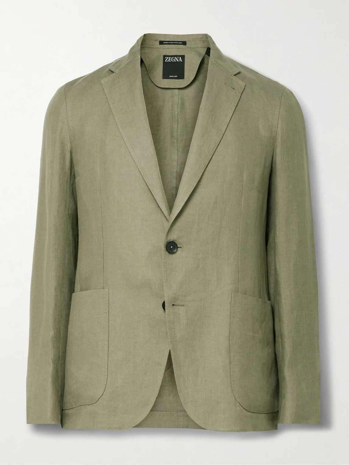 Slim-Fit Oasi Lino Twill Suit Jacket - 1