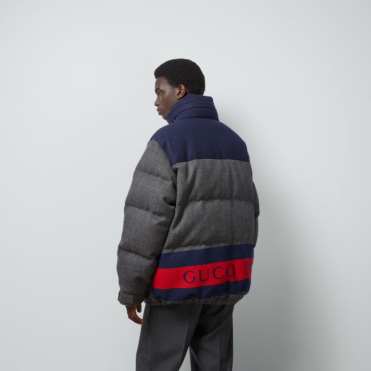 Wool down jacket with Web - 6