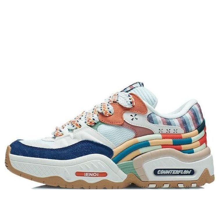 (WMNS) Li-Ning Counterflow The One 'White Blue Orange' AGCR438-1 - 1