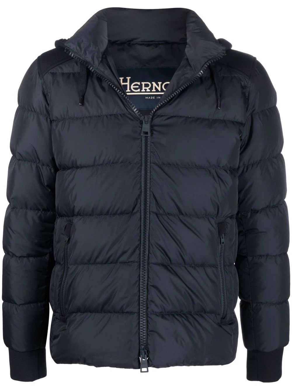 hooded padded jacket - 1