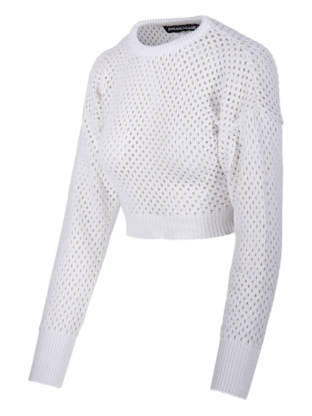 crochet-knit sweater - 3