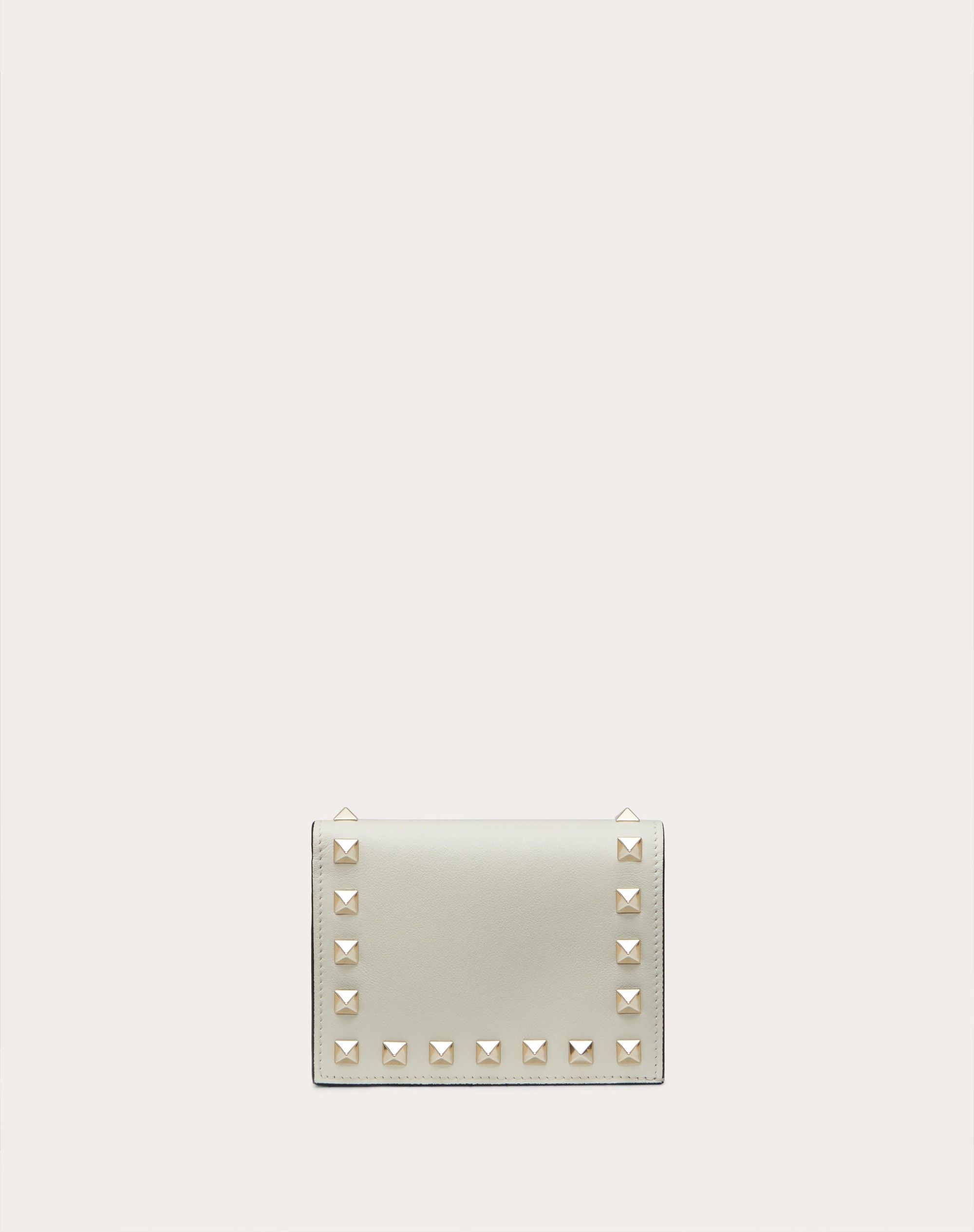 SMALL ROCKSTUD CALFSKIN WALLET - 1