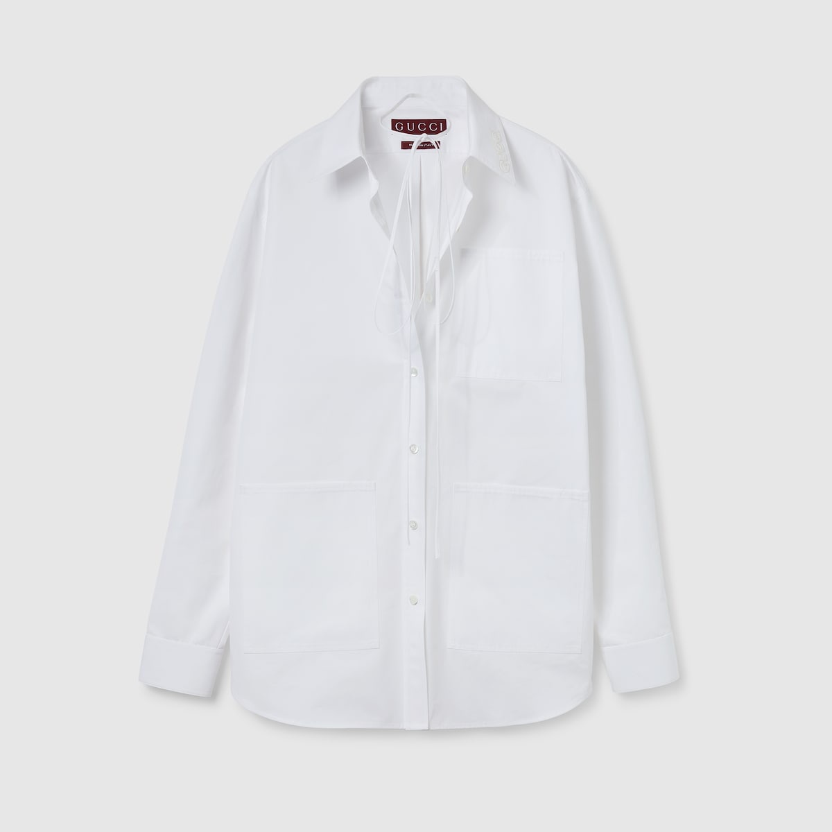 Heavy cotton poplin shirt - 8