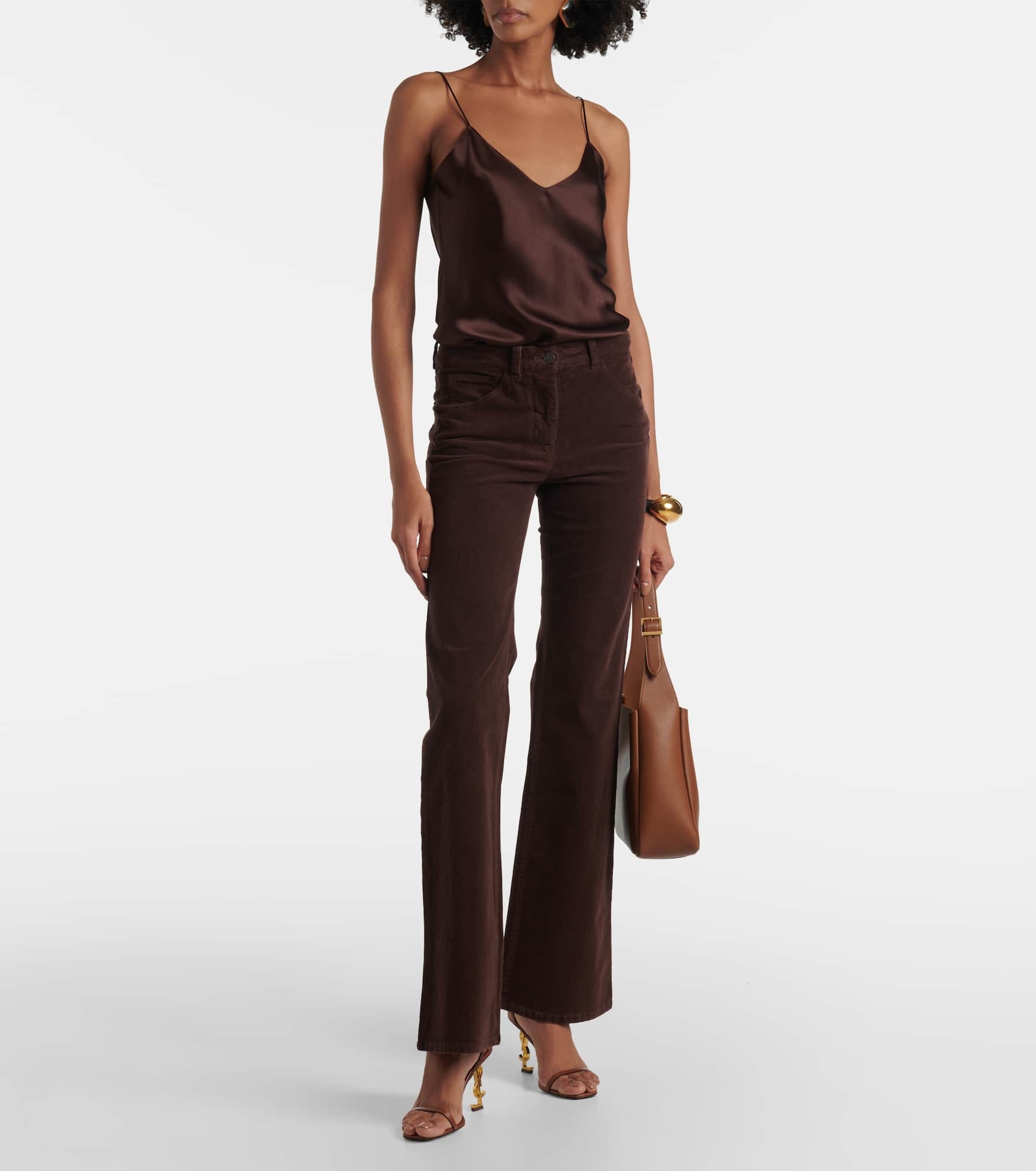 Celia corduroy straight pants - 2