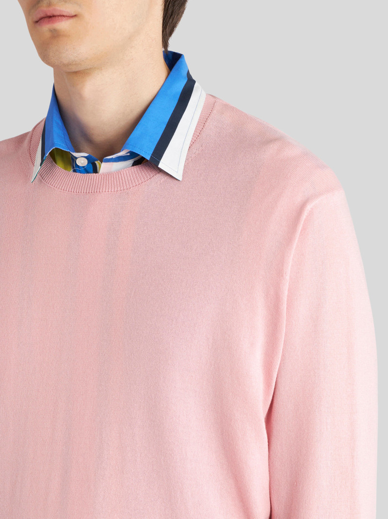 Etro COTTON JUMPER WITH DECORATIVE GRECA outlook